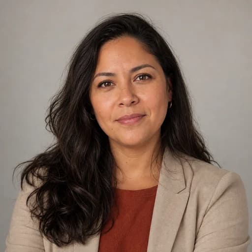 Editorial portrait of Elena Morales, TrailGuider airport transfers and itinerary writer