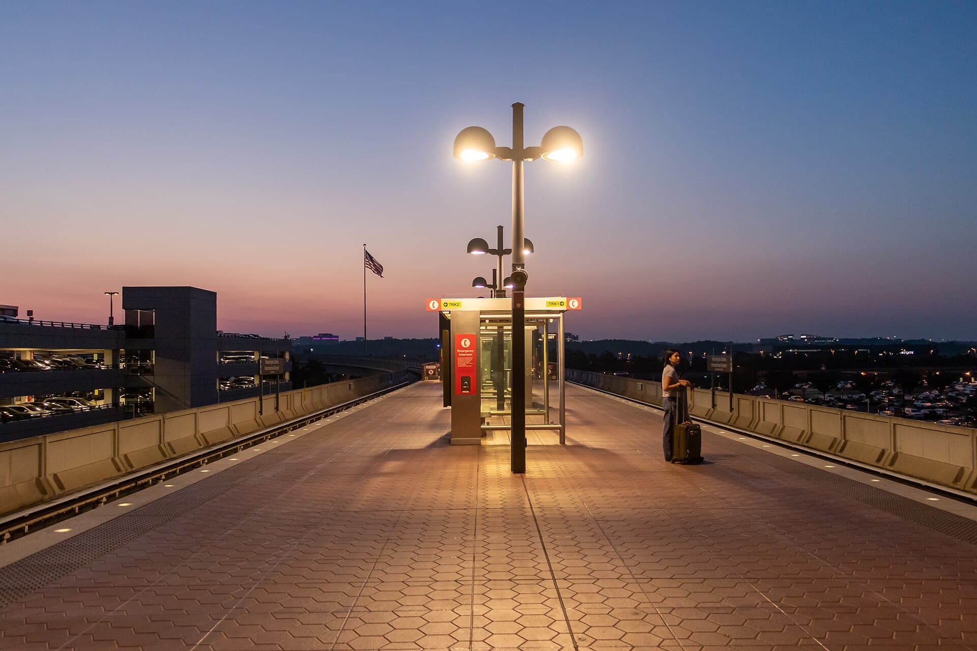 Washington Dulles International Airport Silver Line station
